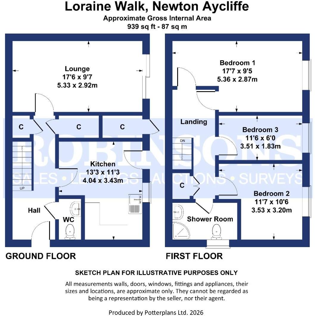 Loraine Walk, Newton Aycliffe floorplan