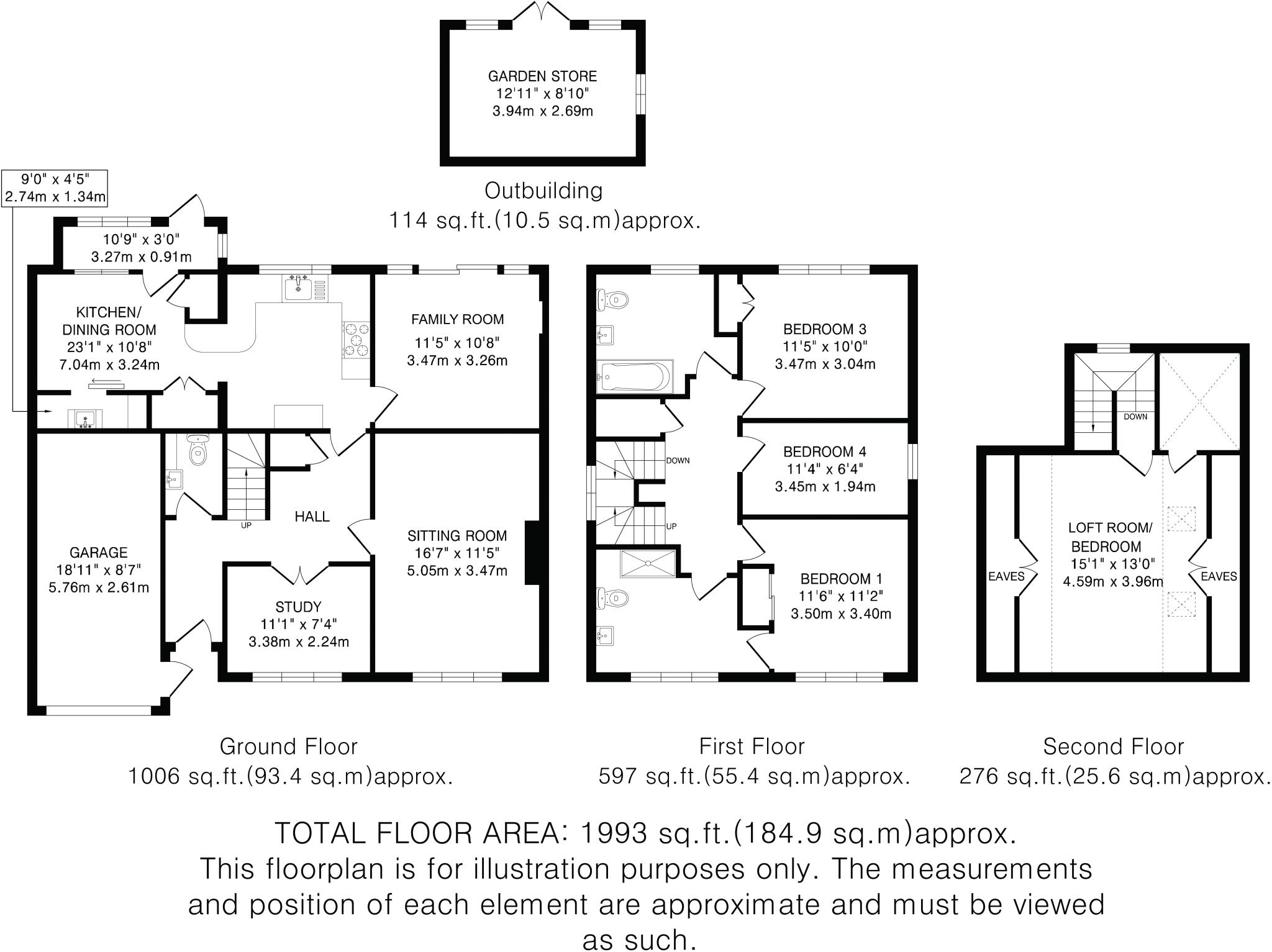 Lynsey Close, Redbourn, AL3 floorplan