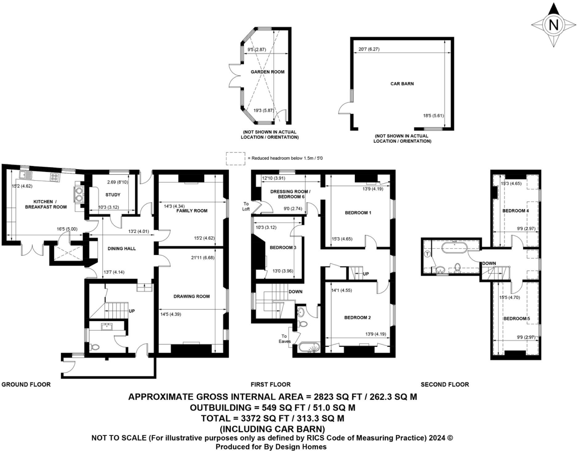 Georgian Village House, Titchfield floorplan
