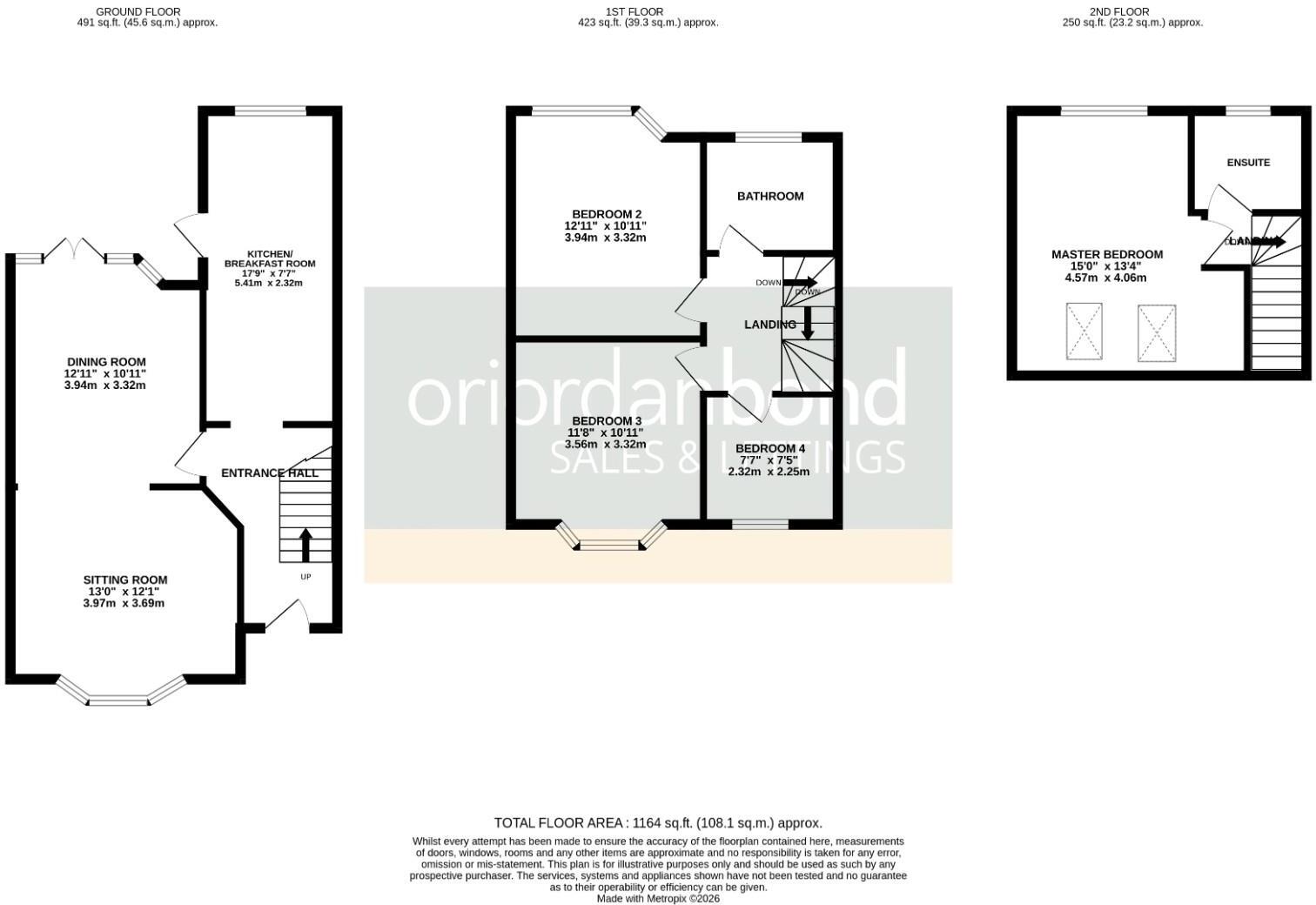 Burwood Road, Abington, Northampton NN3 floorplan