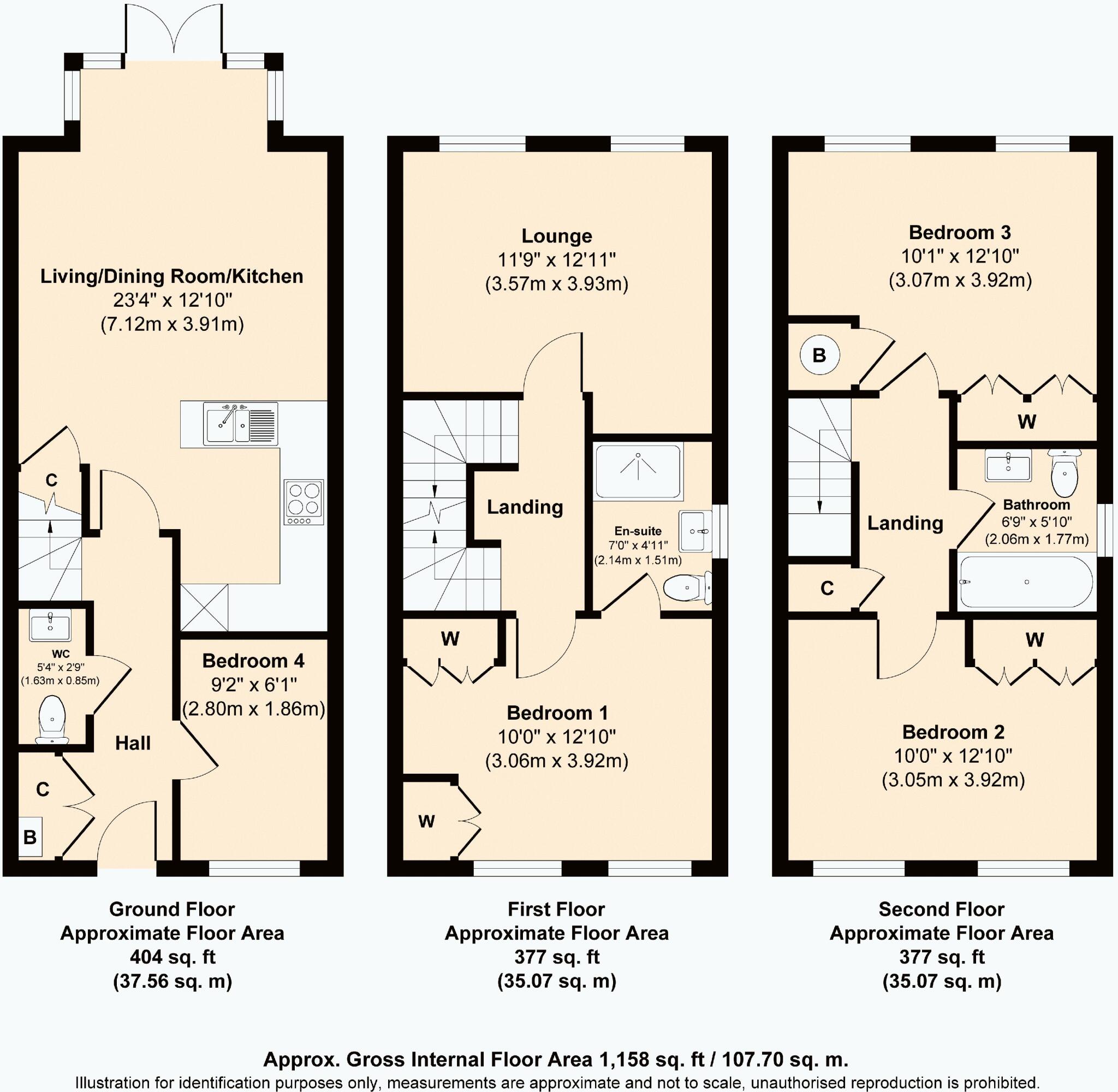Jute Close, Littleborough OL15 9AL floorplan