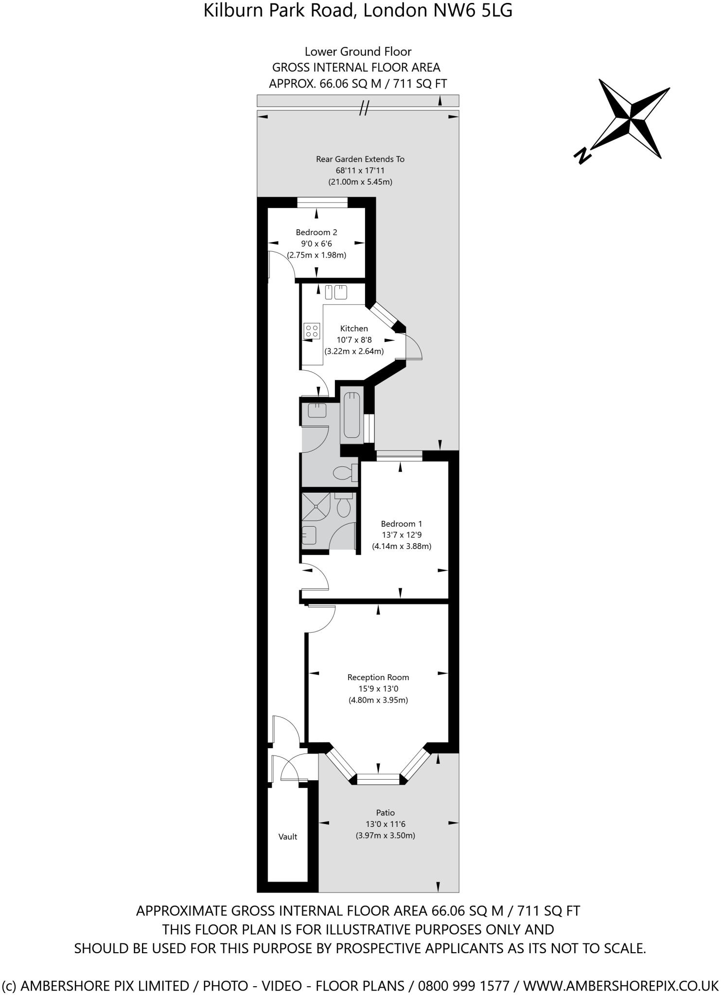 Kilburn Park Road, Maida Vale, NW6 floorplan