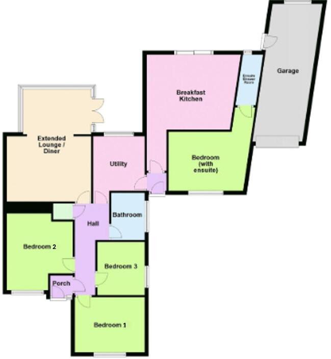Druids Avenue, Aldridge floorplan