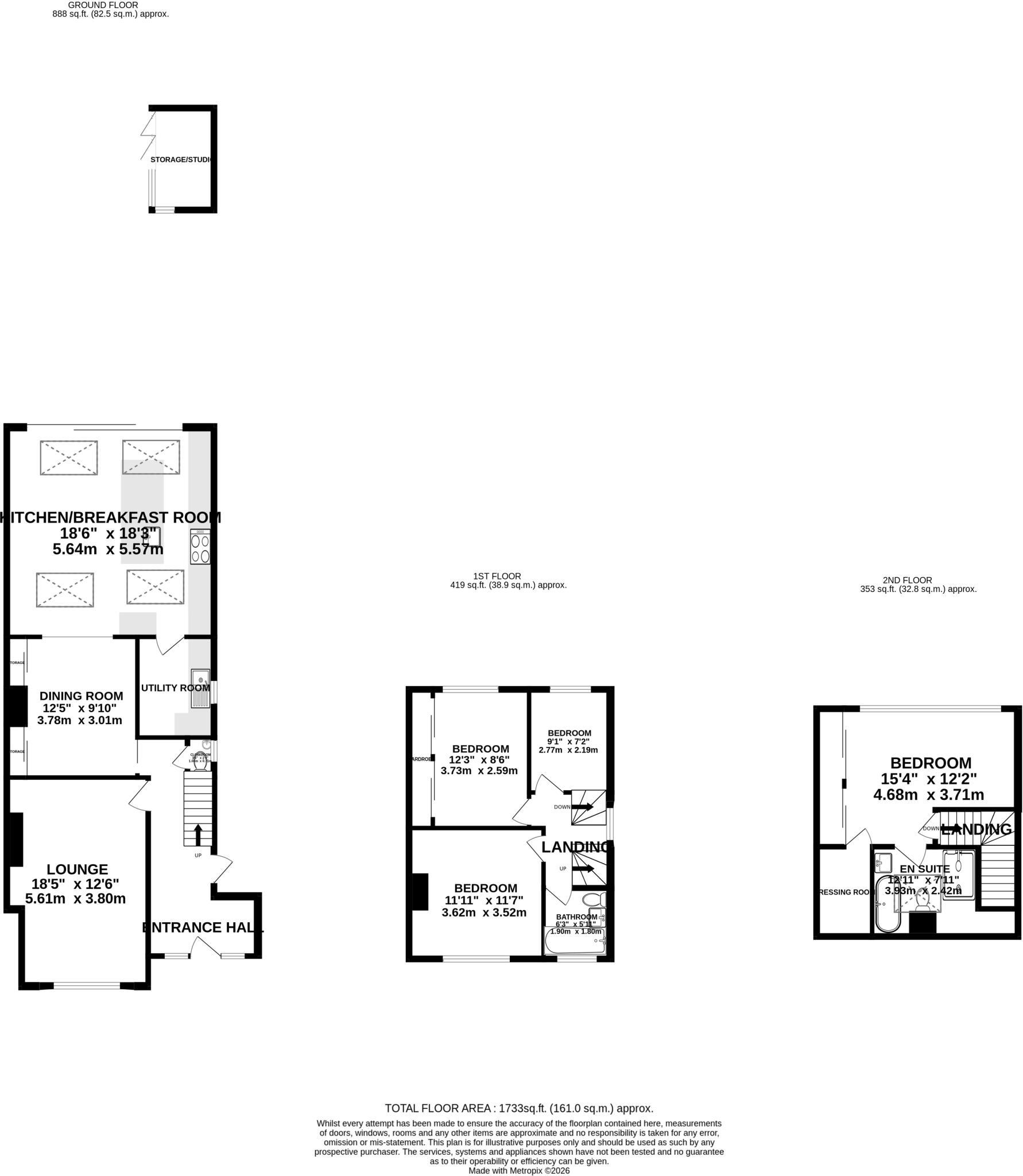 Marford Road, Wheathampstead, St. Albans, Hertfordshire, AL4 floorplan