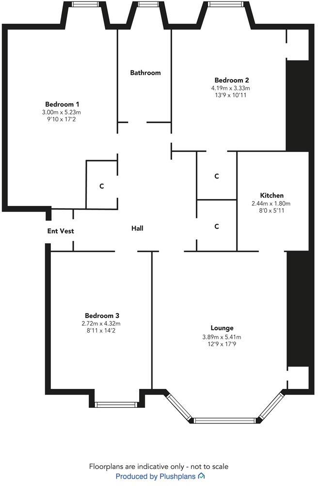 Binnie Street Gourock floorplan