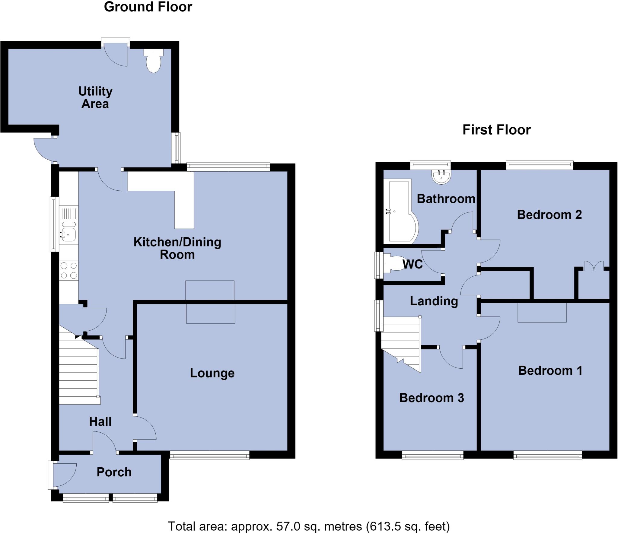 Fairway, Chatteris, Cambs., PE16 6SZ floorplan