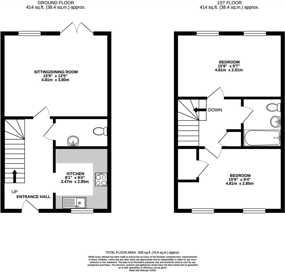 Grender Way, Chichester, PO20 floorplan