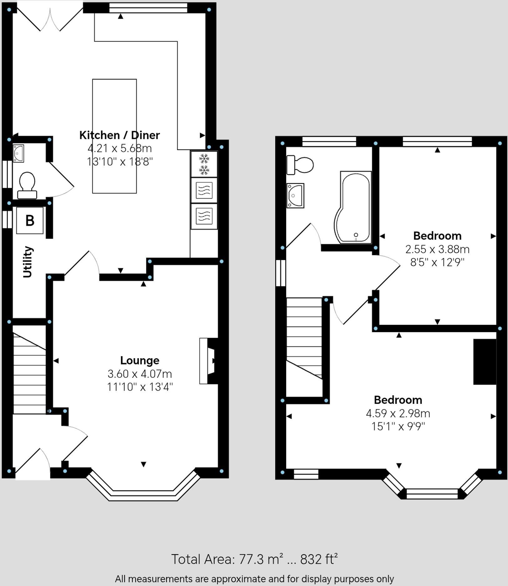 Tudor Road, Hinckley, LE10 floorplan