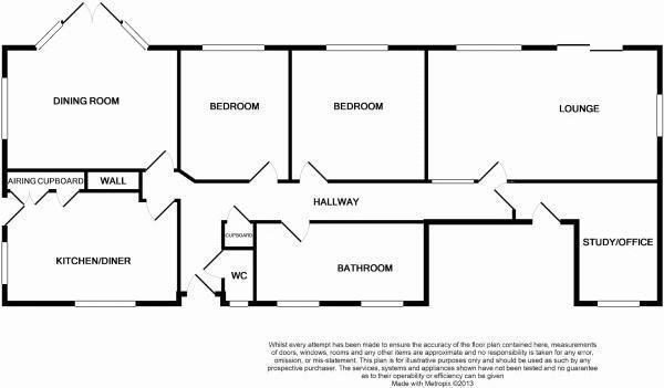 Glenbrook, North Road, Tattershall Thorpe floorplan