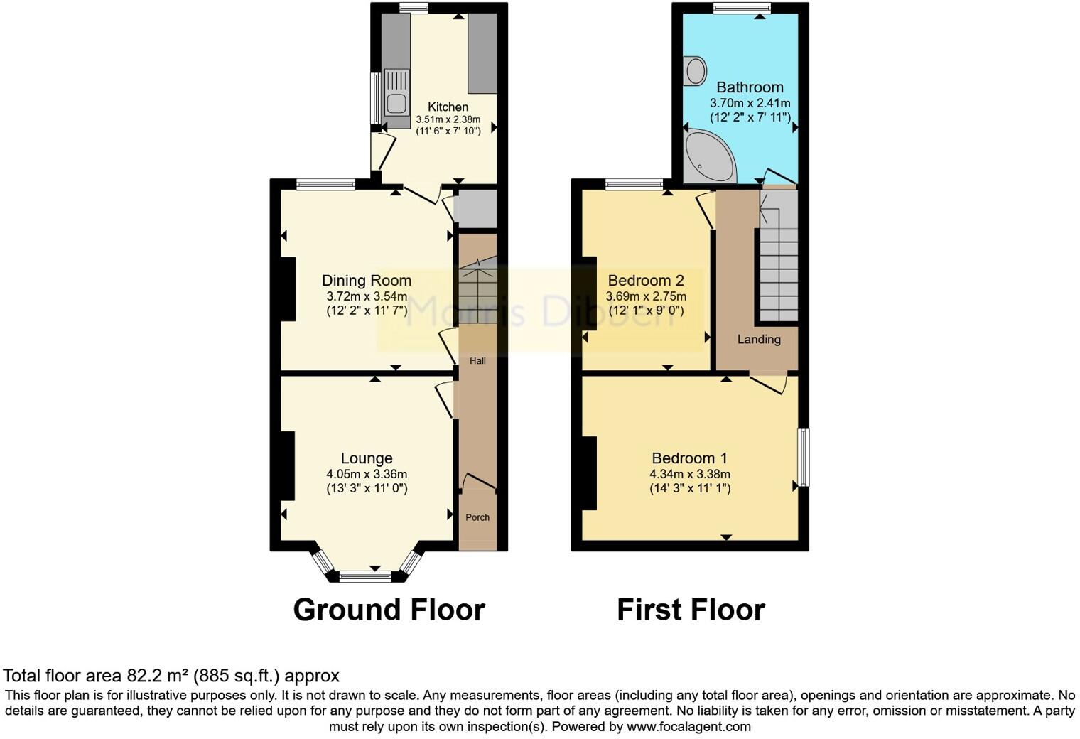 Northcote Road, Portswood, Southampton, Hampshire, SO17 floorplan