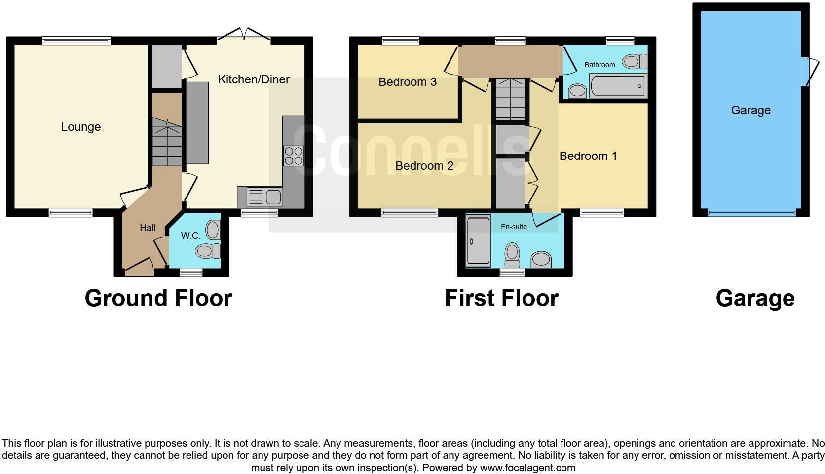 Hudson Way, Grantham floorplan