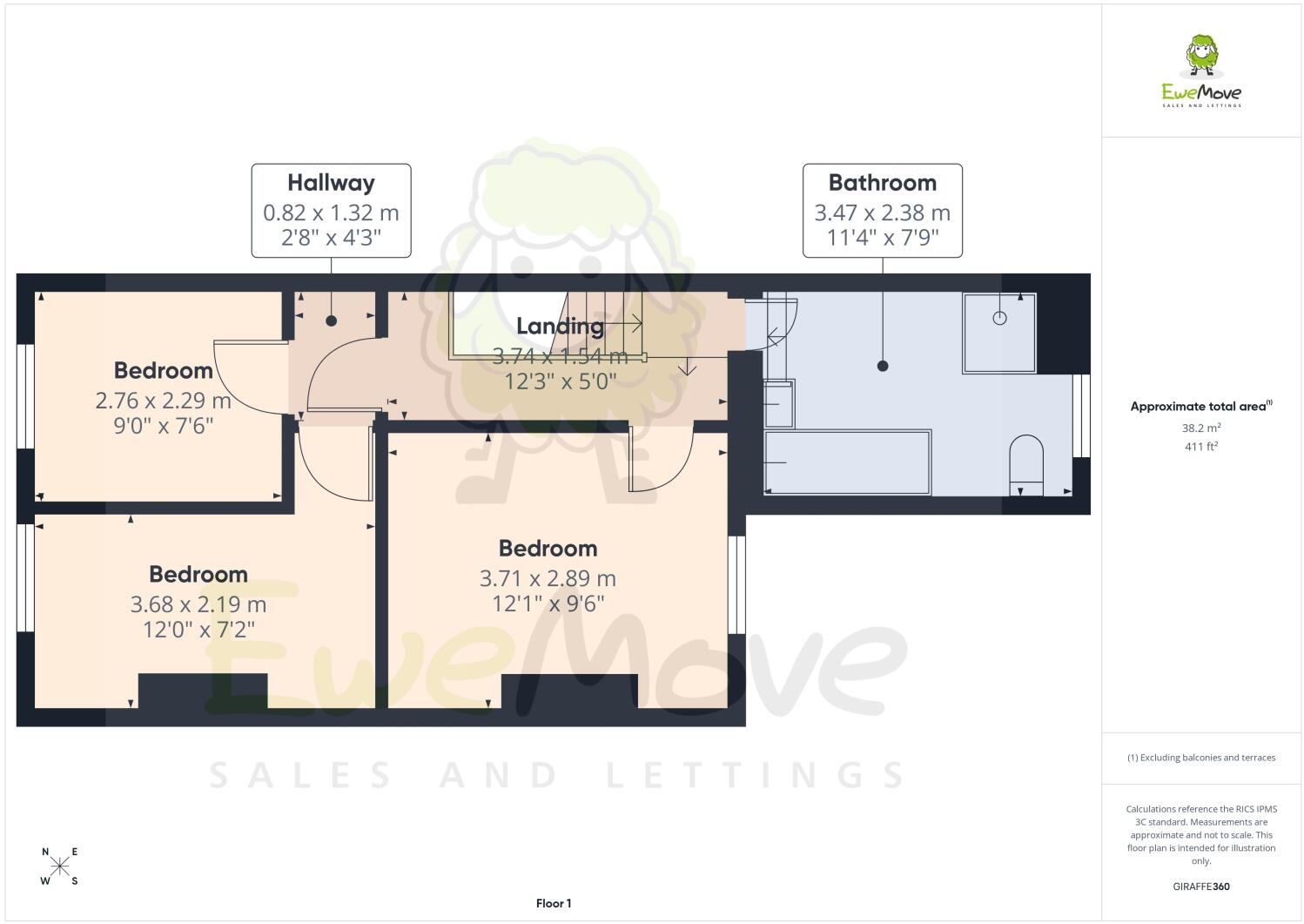 Jersey Road, Rochester, ME2 3PE floorplan
