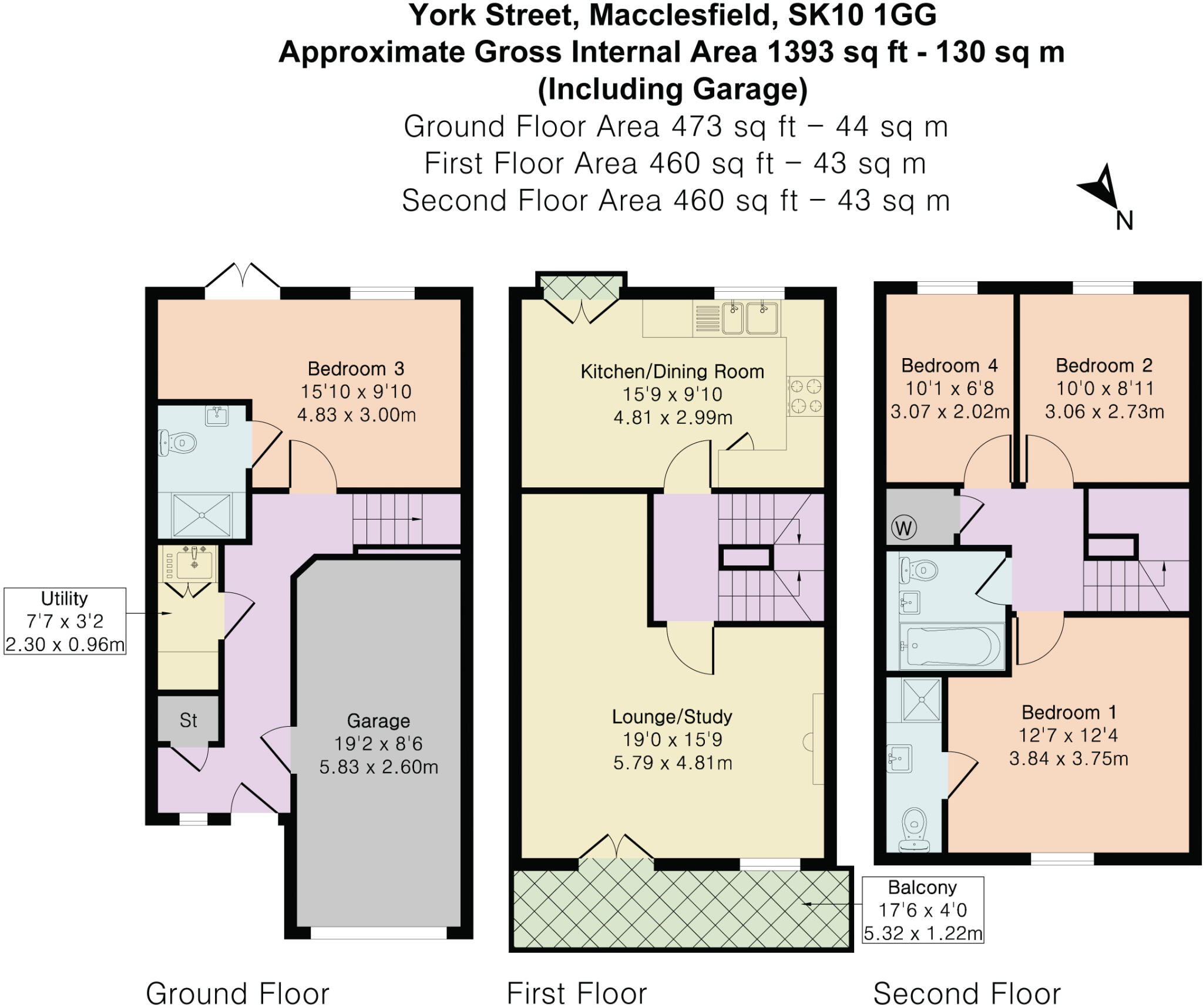 York Street, Macclesfield, Cheshire SK10 1GG floorplan