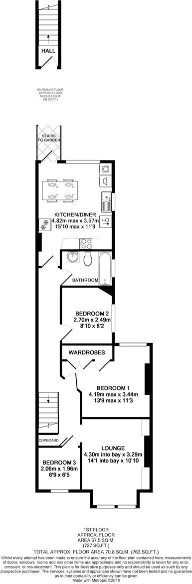North Worple Way, London, SW14 floorplan