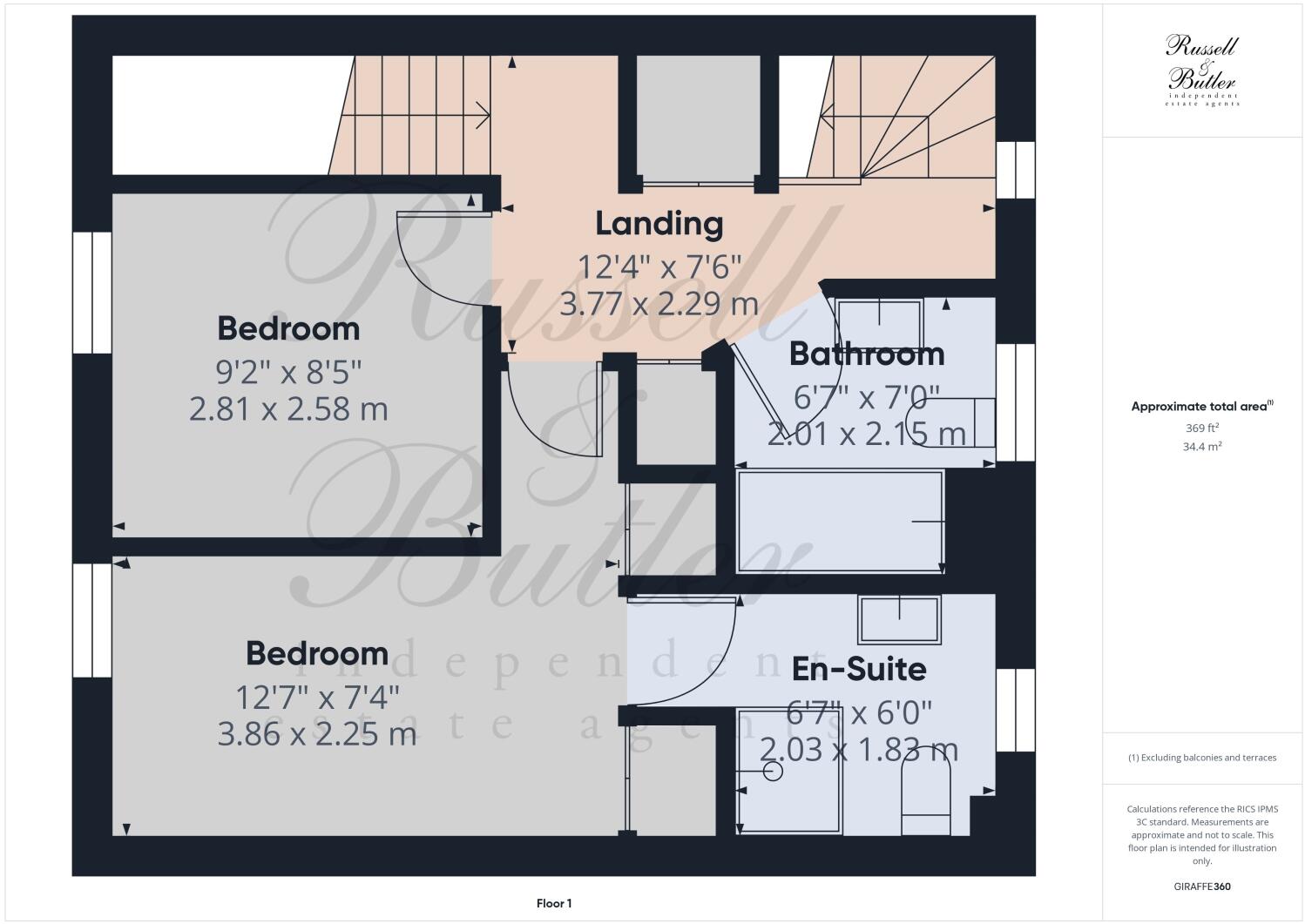 Cecil's Yard, Buckingham floorplan