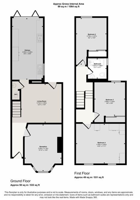 Cambria Road, London floorplan