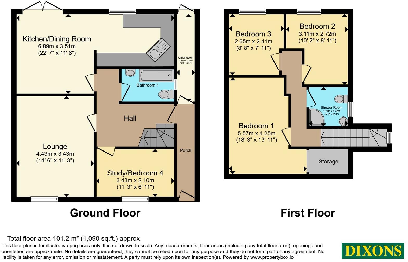 Southgate Road, Birmingham, West Midlands, B44 floorplan