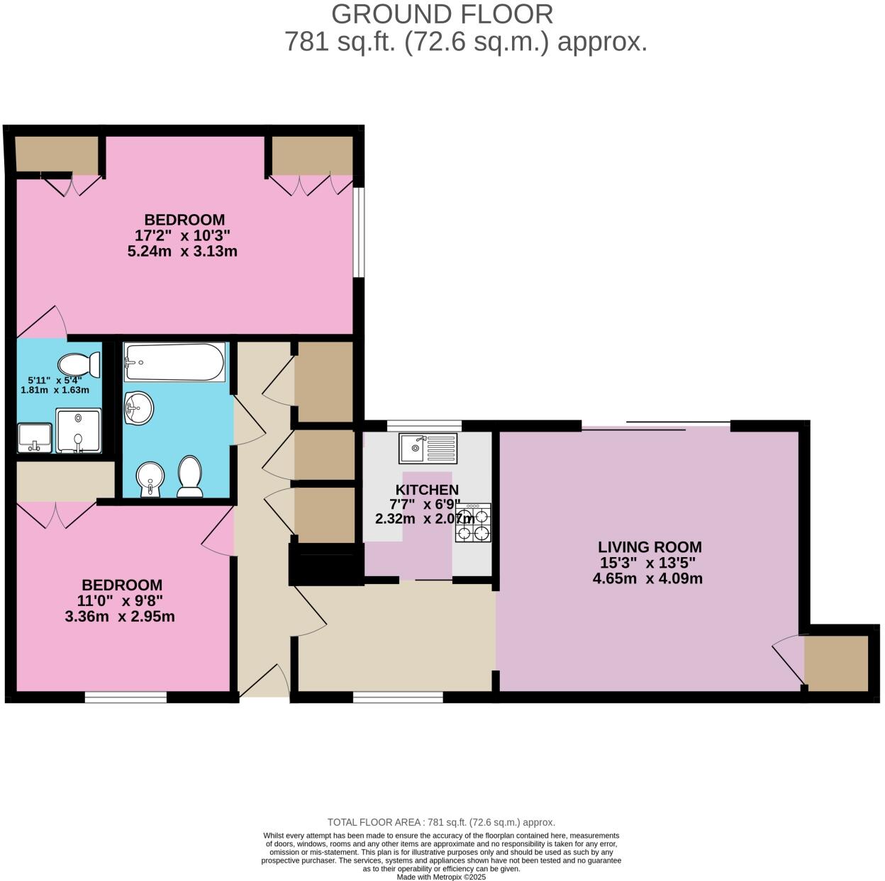 1, Bath Lodge, Chantry Court, Tetbury, Gloucestershire, GL8 floorplan