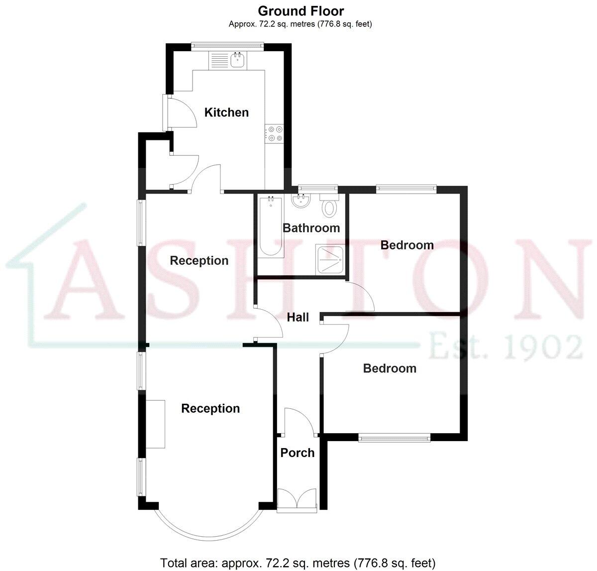 Yew Tree Gardens, Chadwell Heath, Romford, RM6 floorplan
