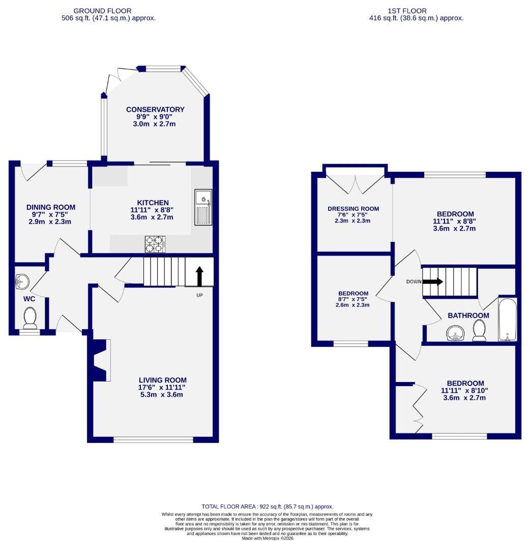 The Chestnuts, Wigginton, York floorplan