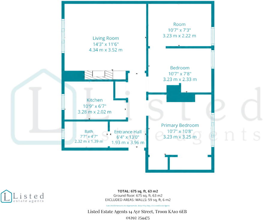, Brown Avenue, Troon, South Ayrshire floorplan