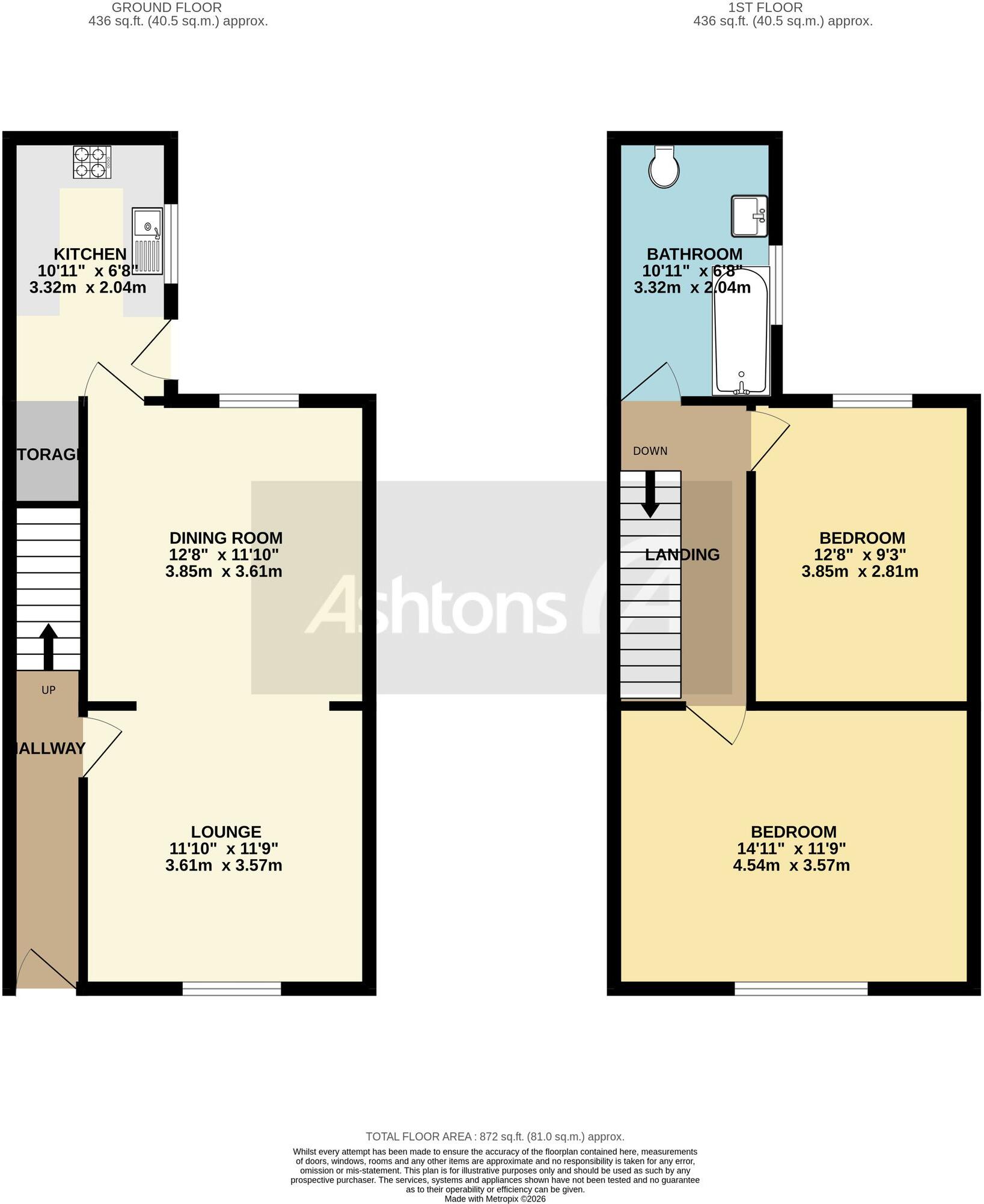 Mercer Street, Newton-Le-Willows, WA12 floorplan