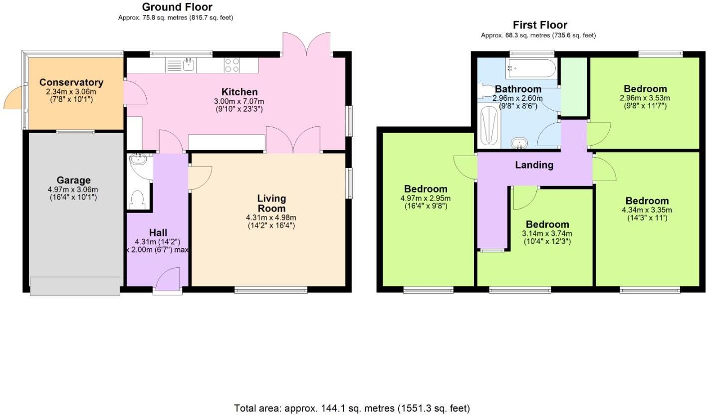 Church Hill, Plumtree, Nottingham floorplan