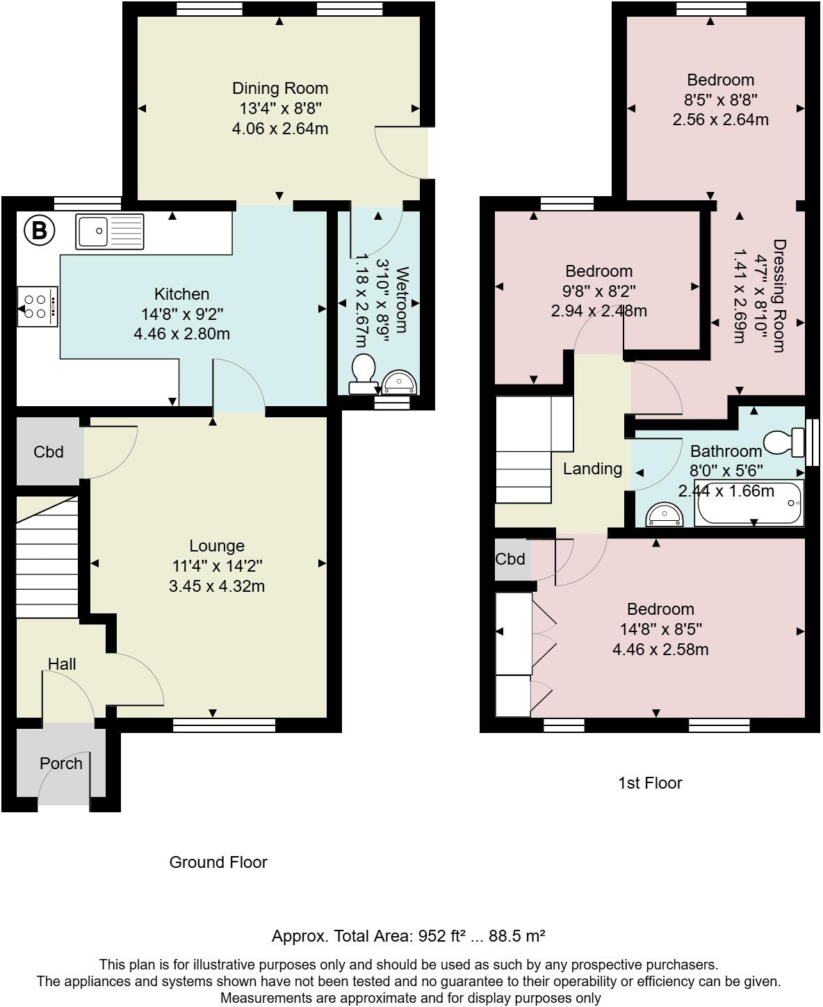 Woodside Avenue, Sedbergh, Cumbria, LA10 floorplan
