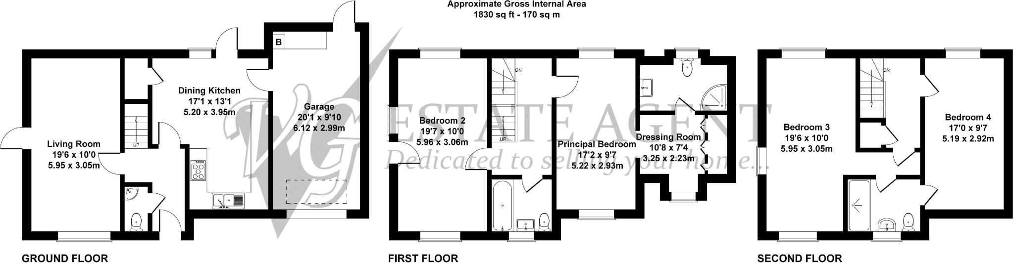 7 Vale Court, Mill Fold Way, Ripponden floorplan