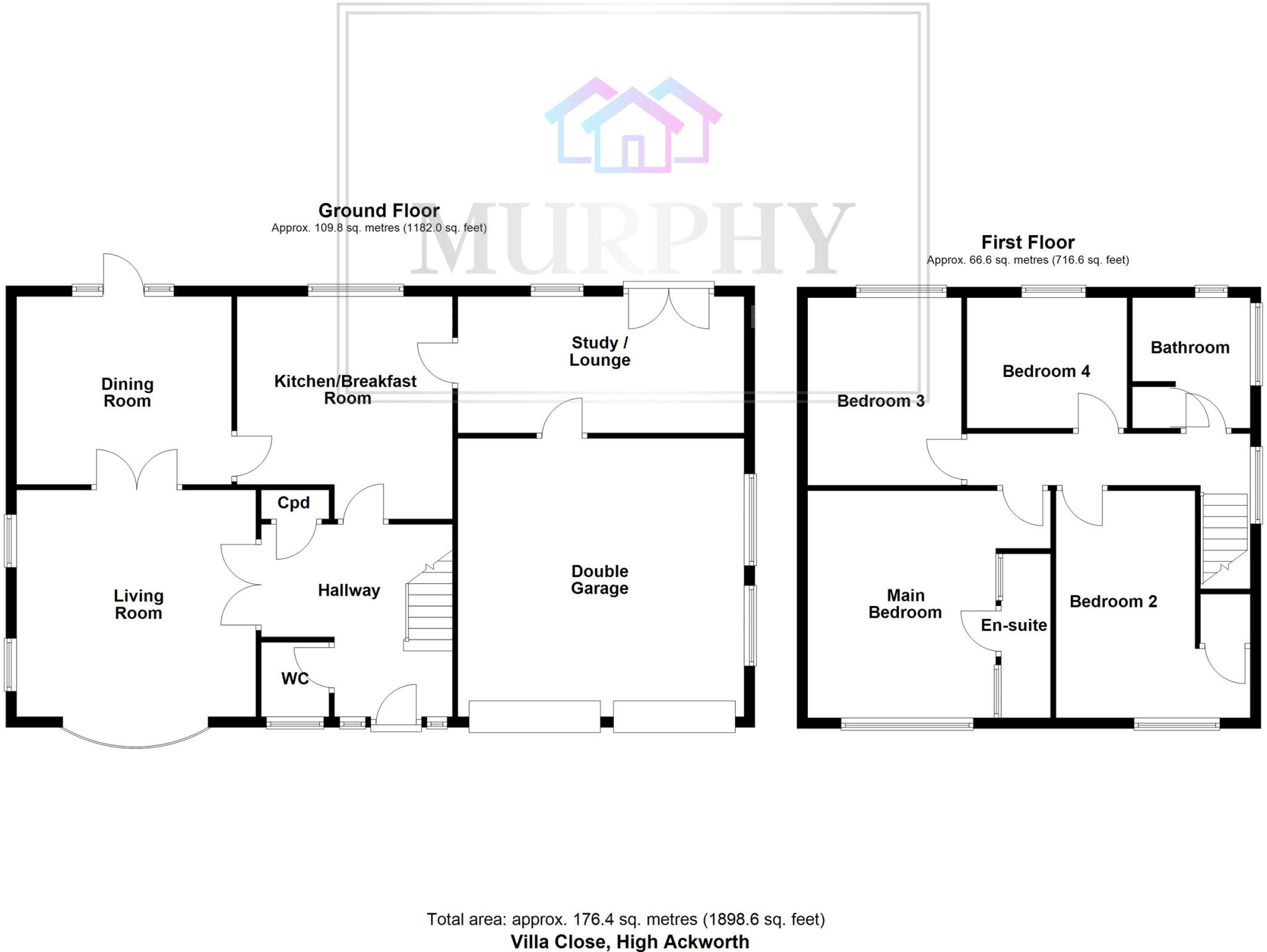 Villa Close, Low Ackworth, Pontefract, West Yorkshire floorplan