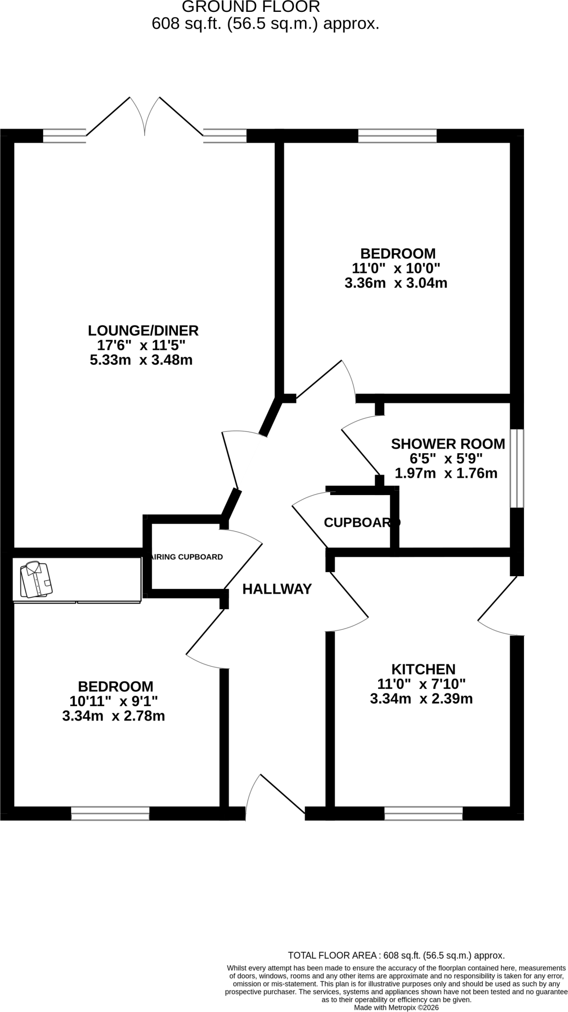 Lancaster Drive, South Killingholme, North Lincolnshire, DN40 floorplan