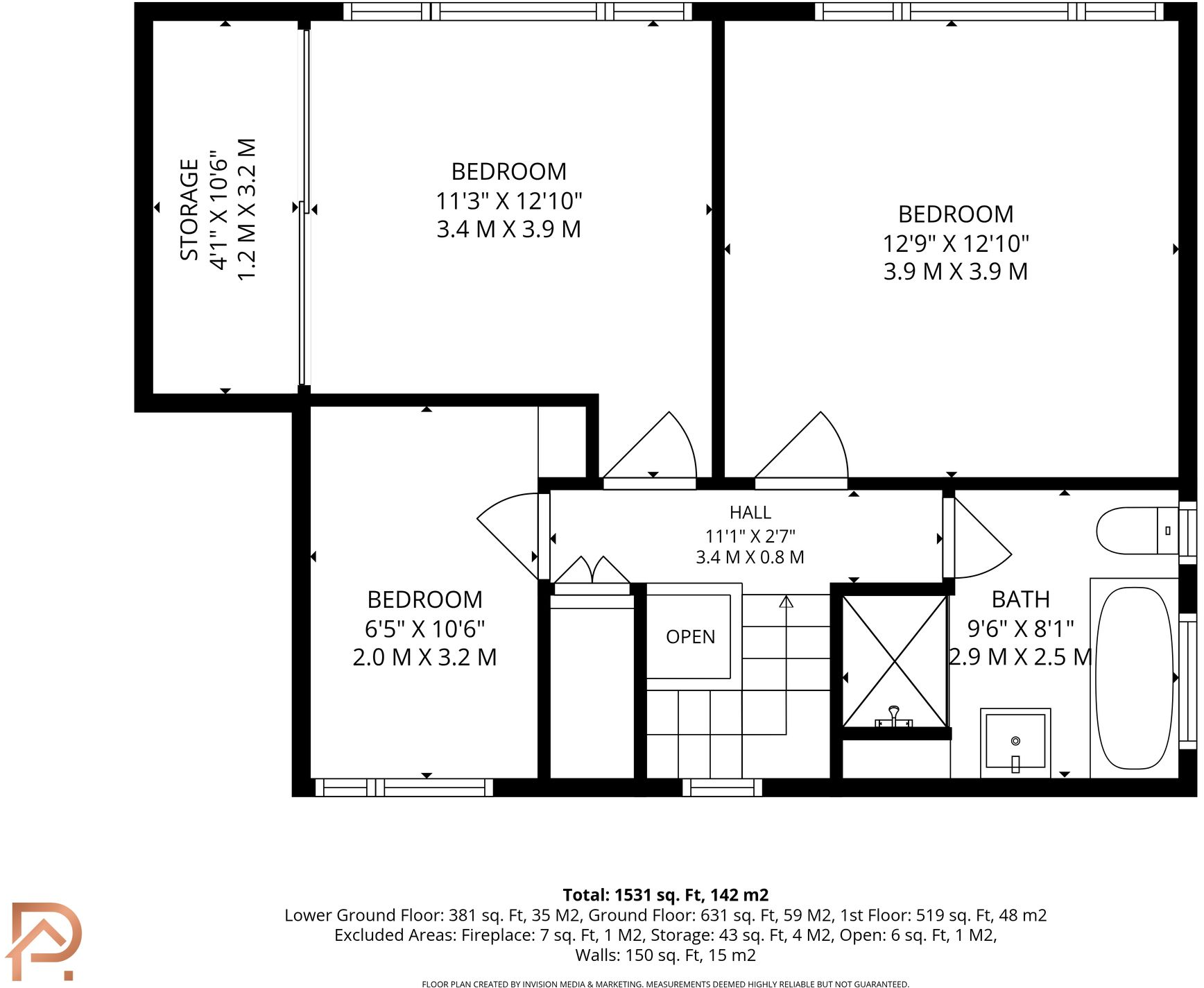 3 High View Road Douglas IM2 floorplan