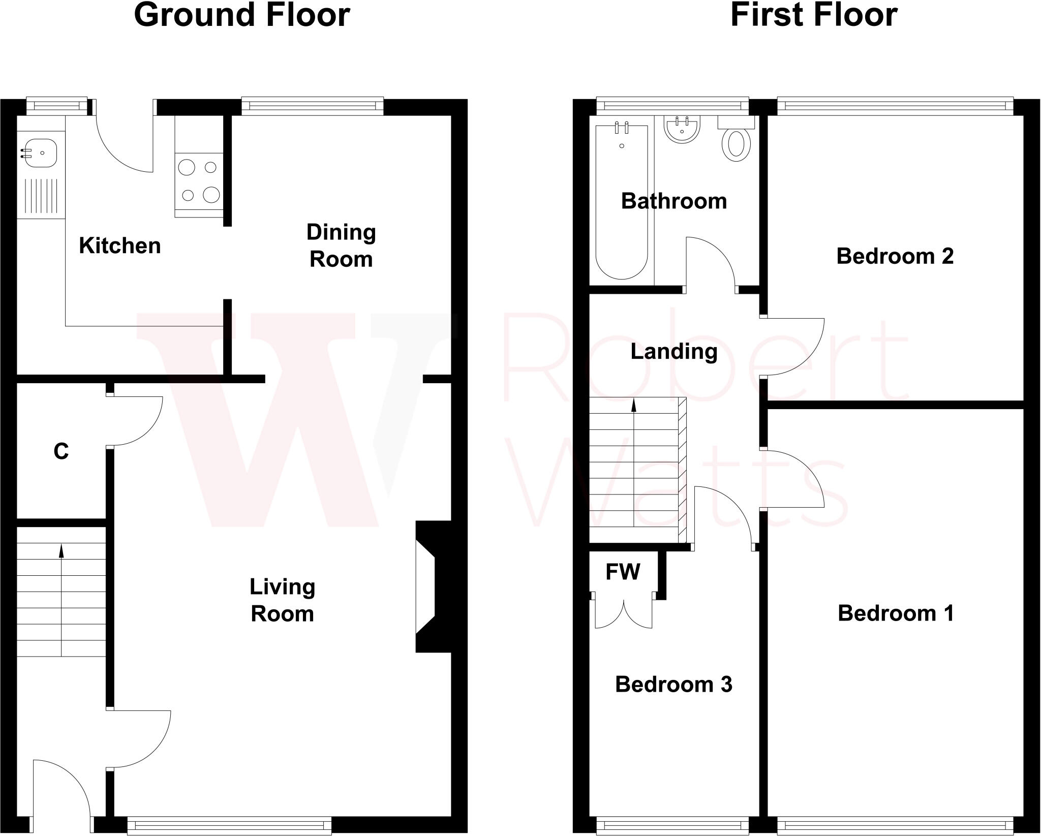 Lower Hall Drive, Liversedge, West Yorkshire, WF15 floorplan