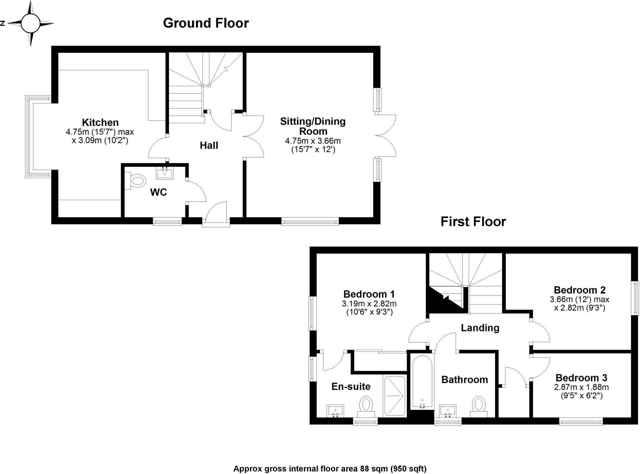 Nuthatch Place, Stansted, Essex, CM24 floorplan