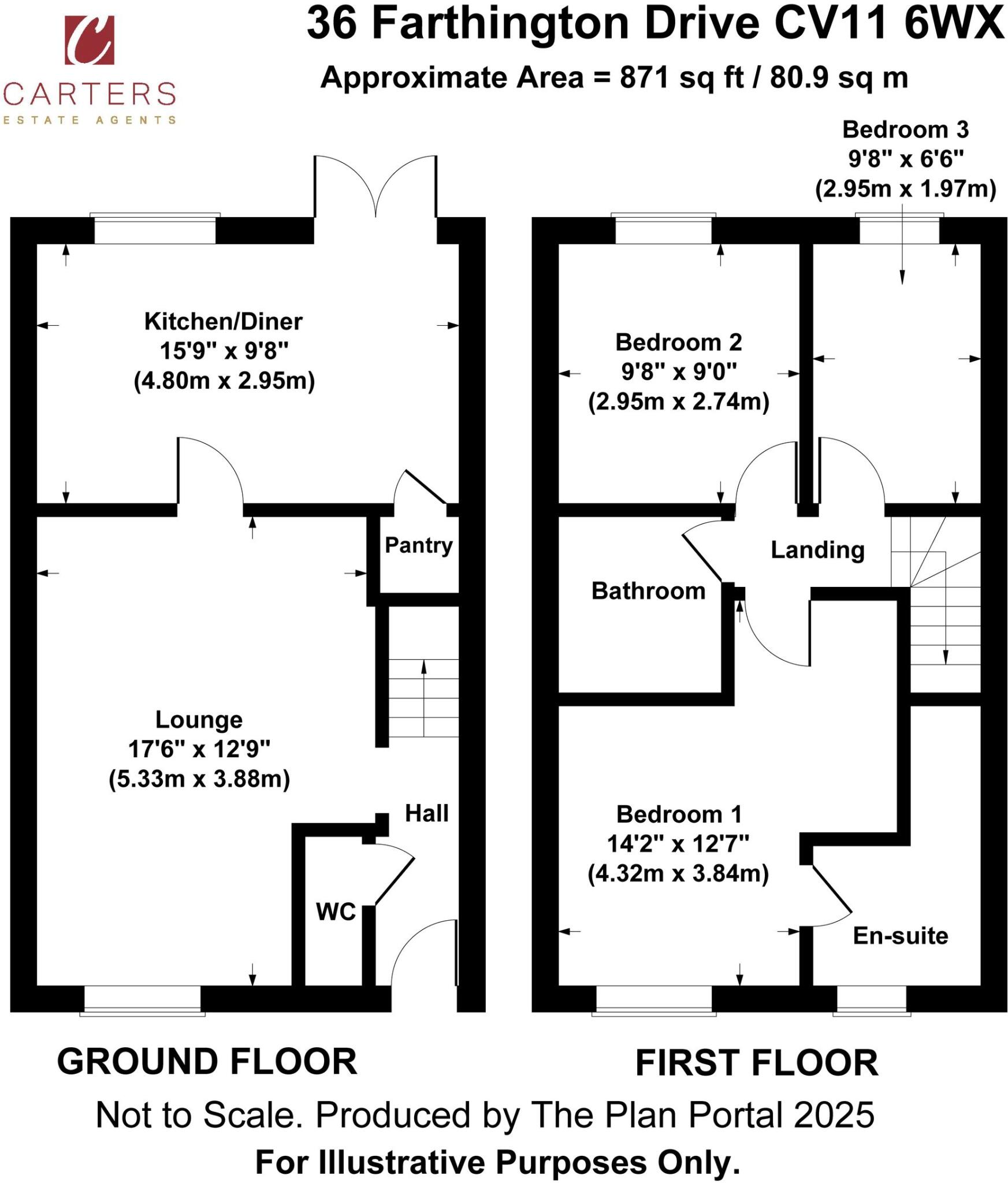 Farthington Drive, Nuneaton, CV11 floorplan