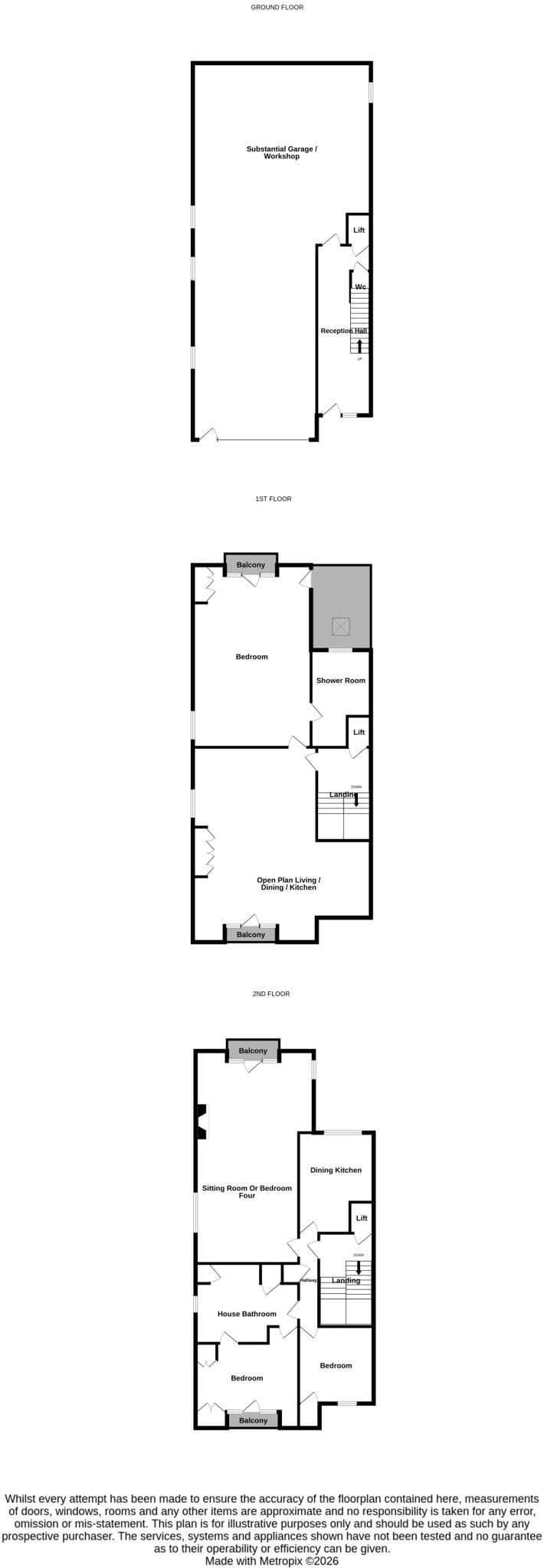 The Counting House, 3 Belmont Wharf, Skipton, BD23 1RR floorplan