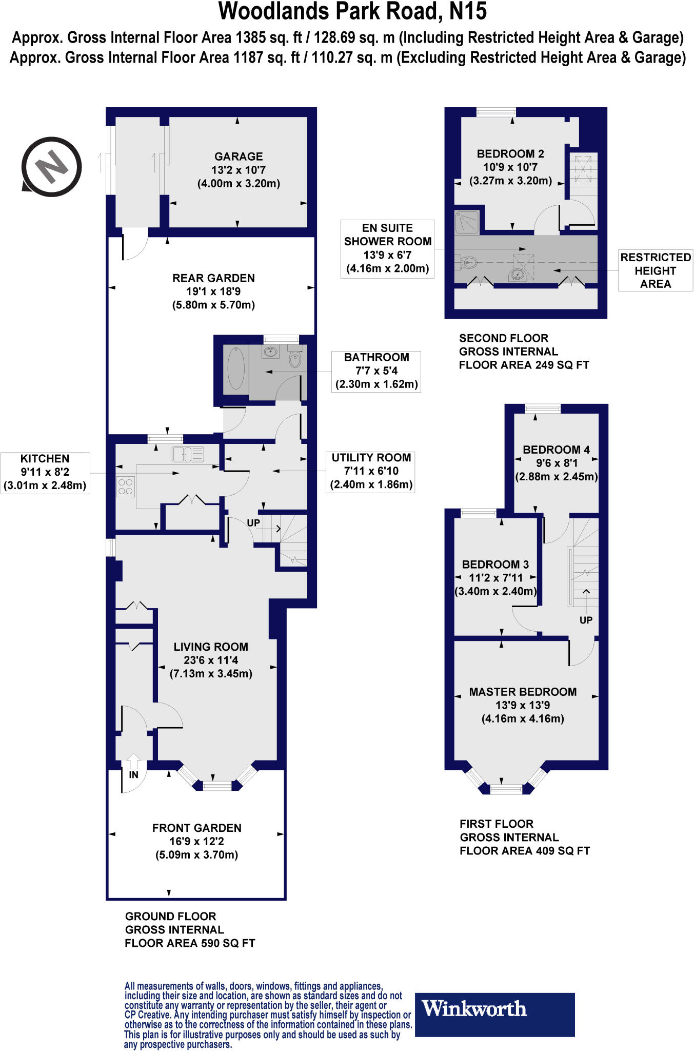 Woodlands Park Road, London, N15 floorplan