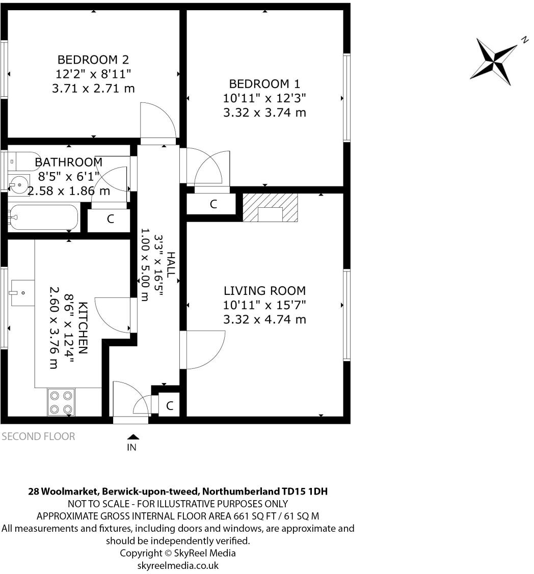 Woolmarket, Berwick-upon-tweed, Northumberland floorplan
