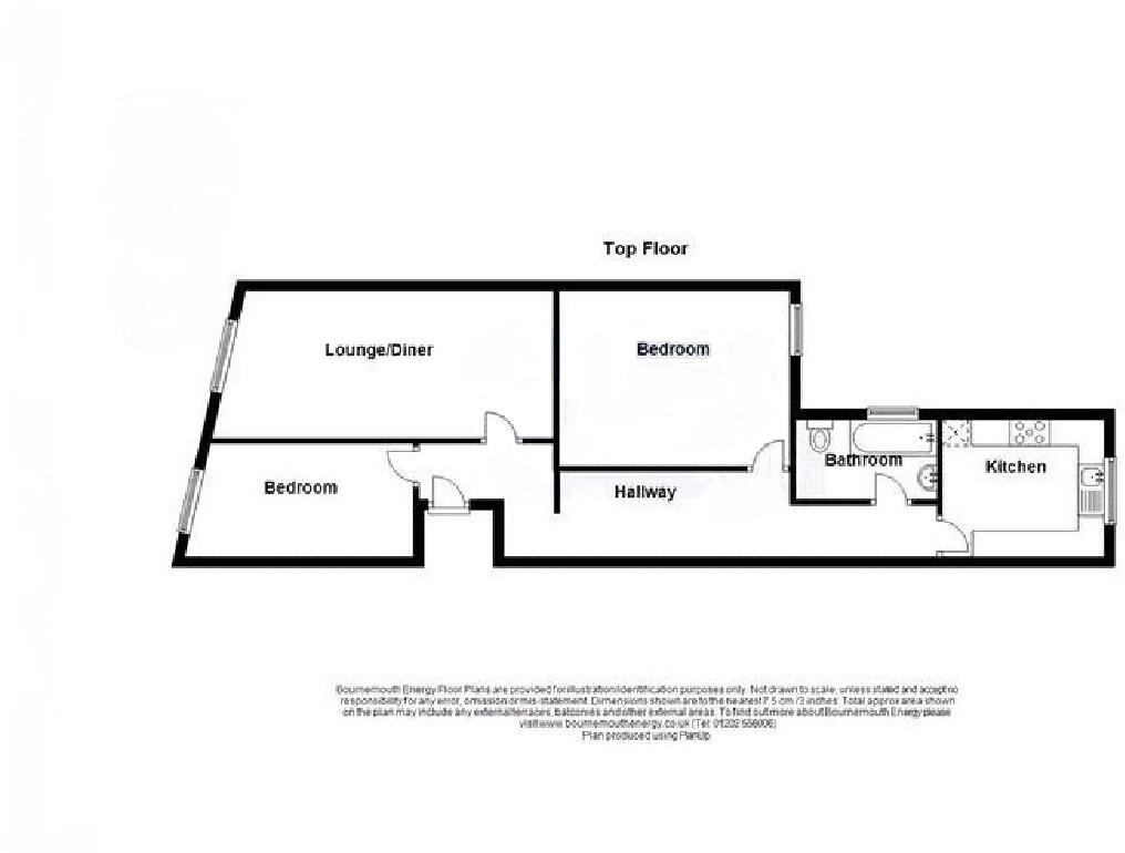 Wimborne Road, Bournemouth floorplan