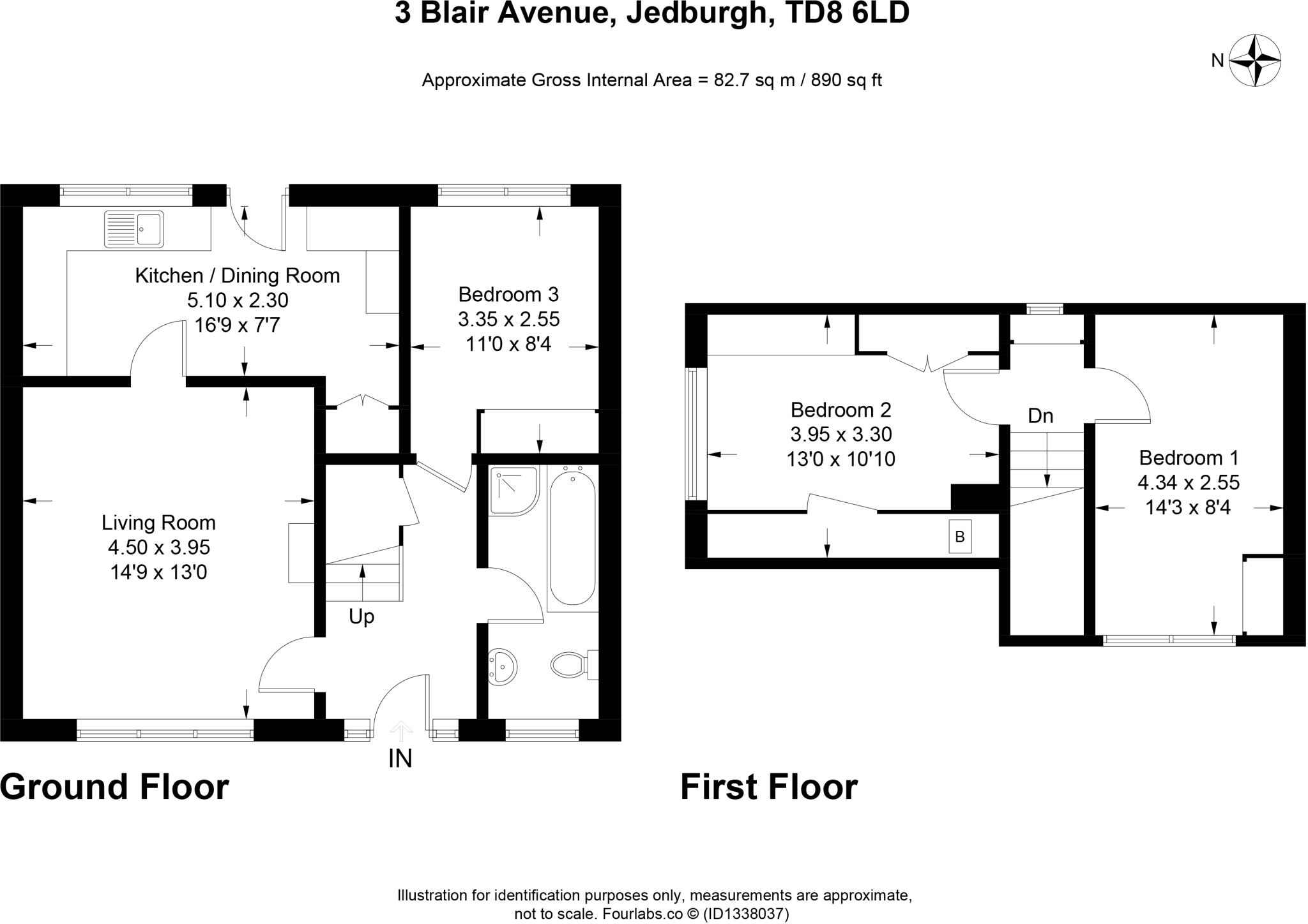 Blair Avenue, Jedburgh, Scottish Borders floorplan