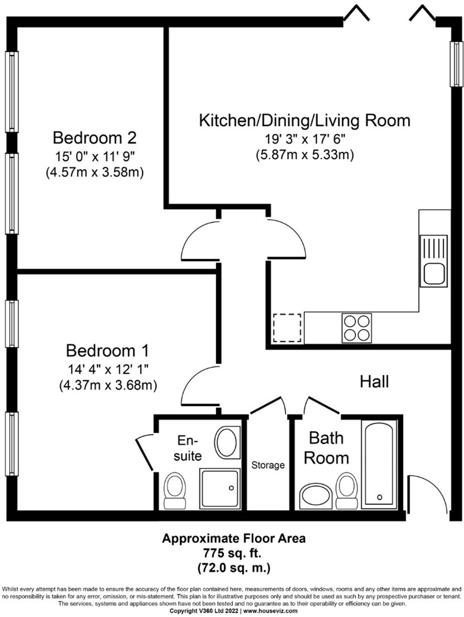 Queens Road, Chester, CH1 floorplan