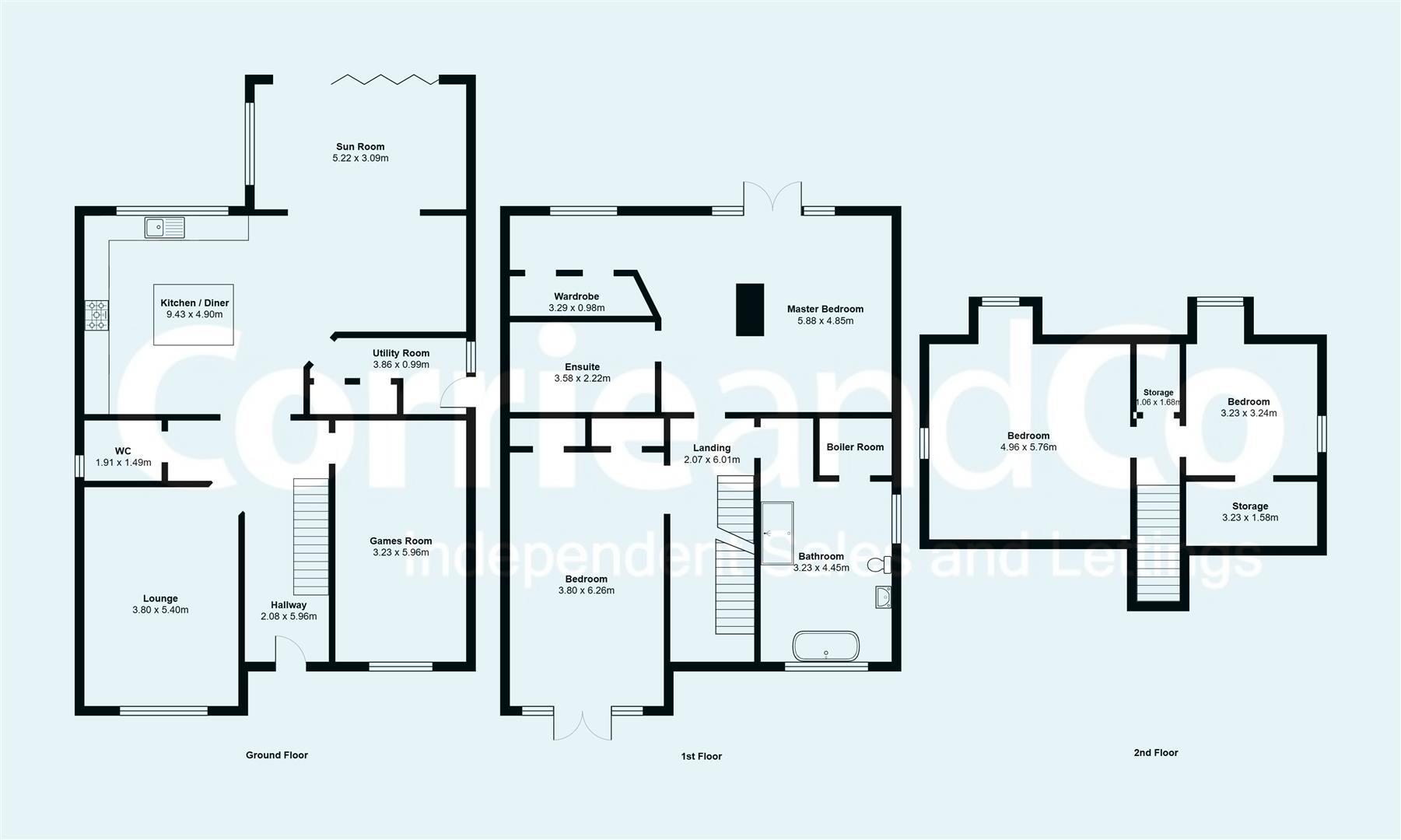 Borwick Rails, Millom floorplan