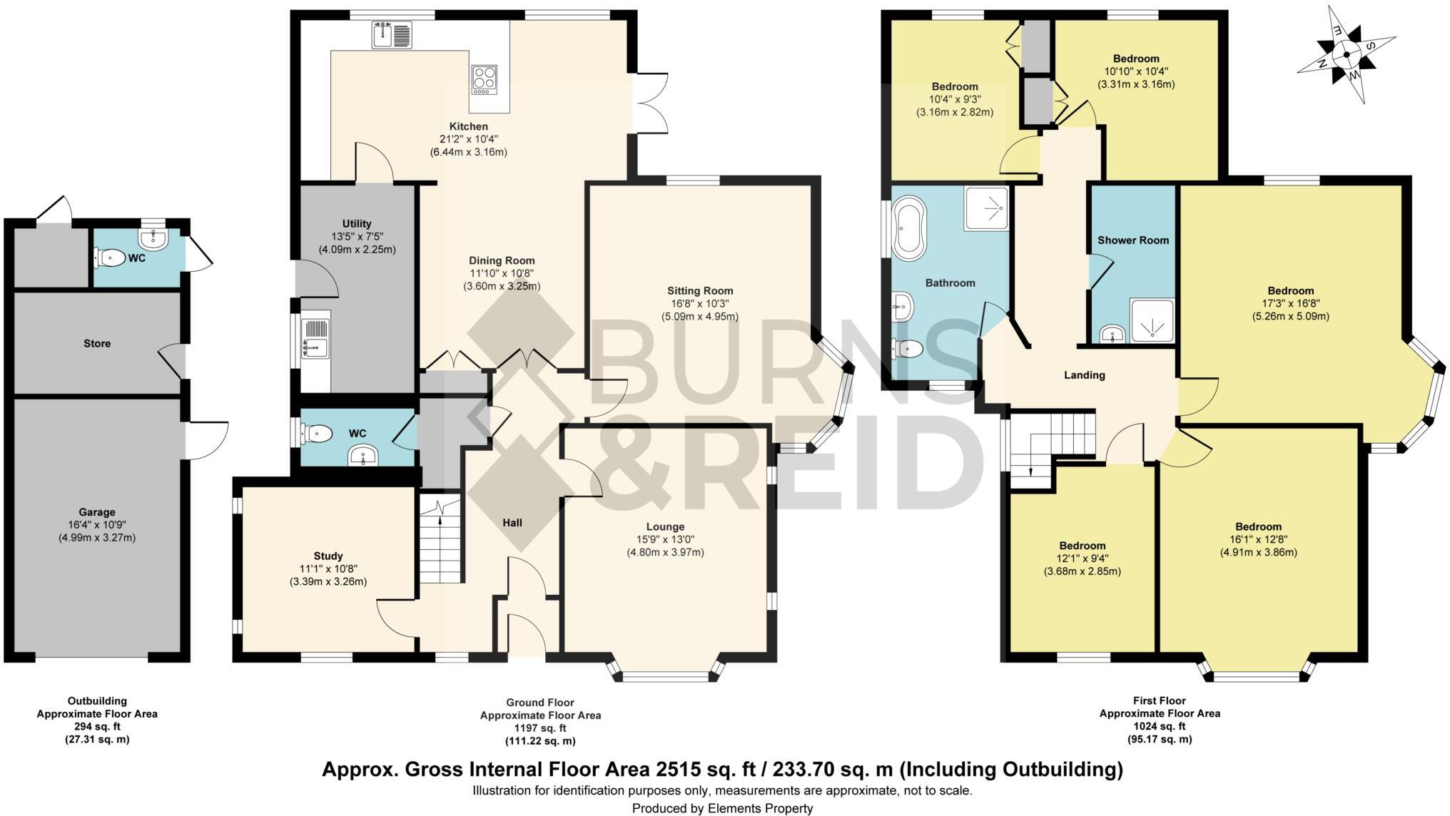 Kingsley Road, Dentons Green floorplan