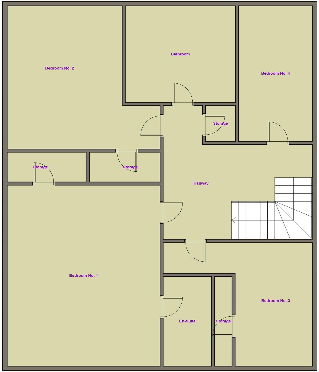 14 Edenside, G68 floorplan