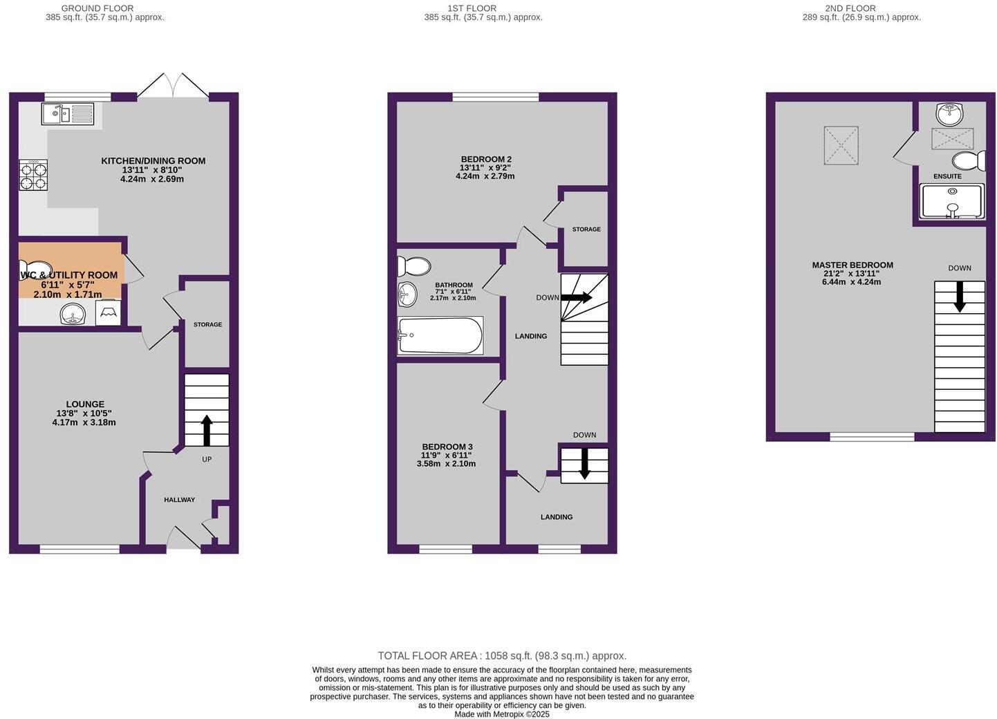 Higherside Drive, Whiston floorplan