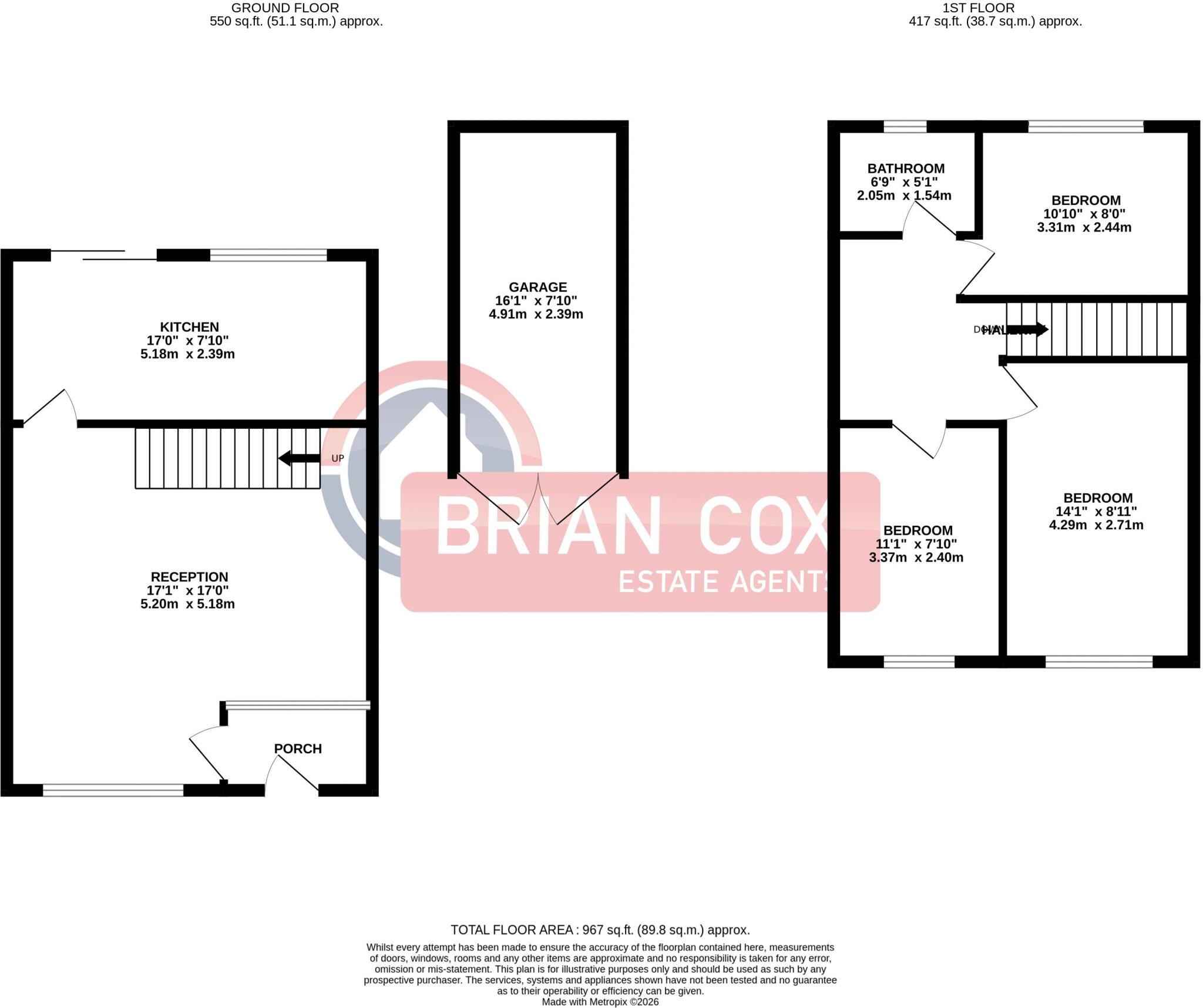 Kingston Close, Northolt floorplan