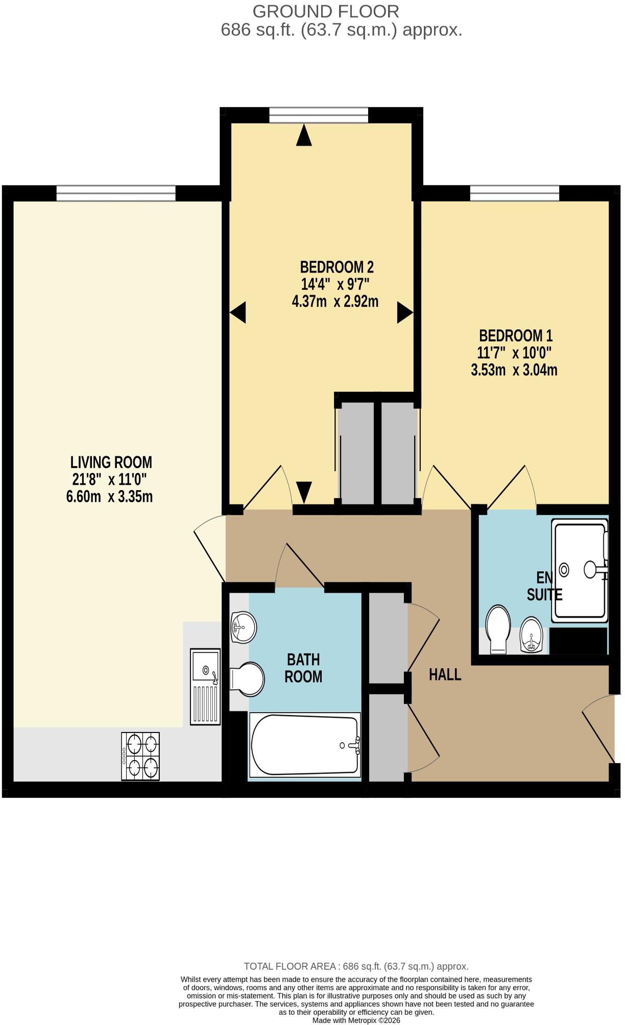 The Old Brewery,  Horndean floorplan