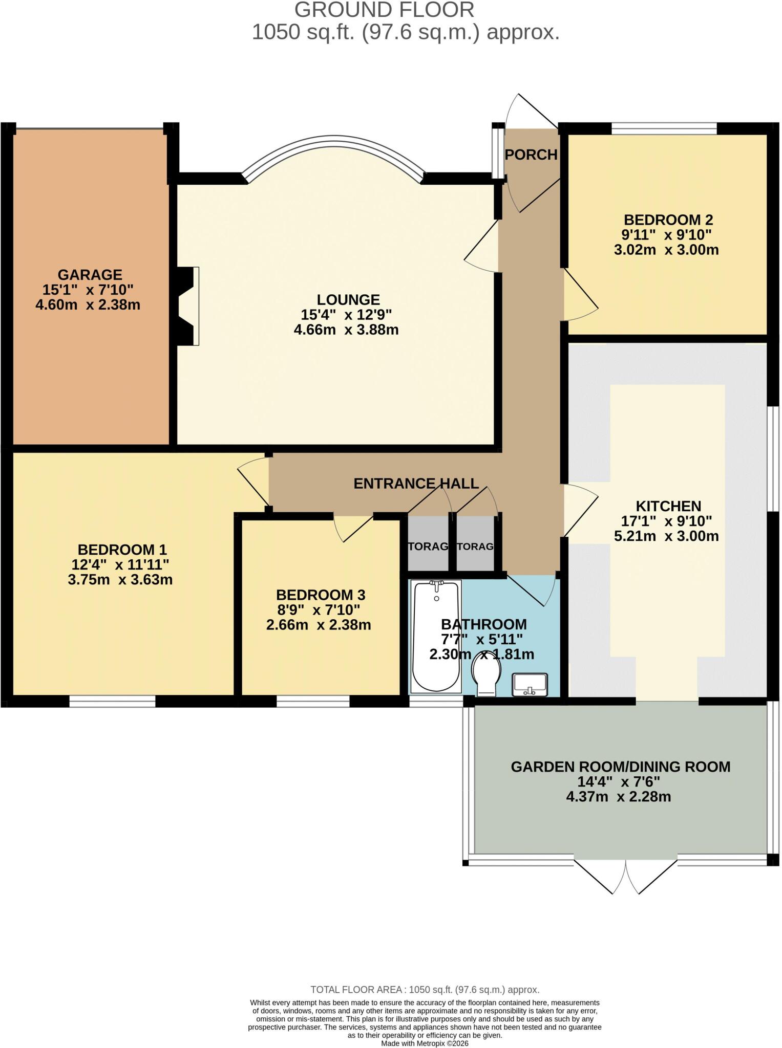 Franklin Close, Lincoln, Metheringham floorplan