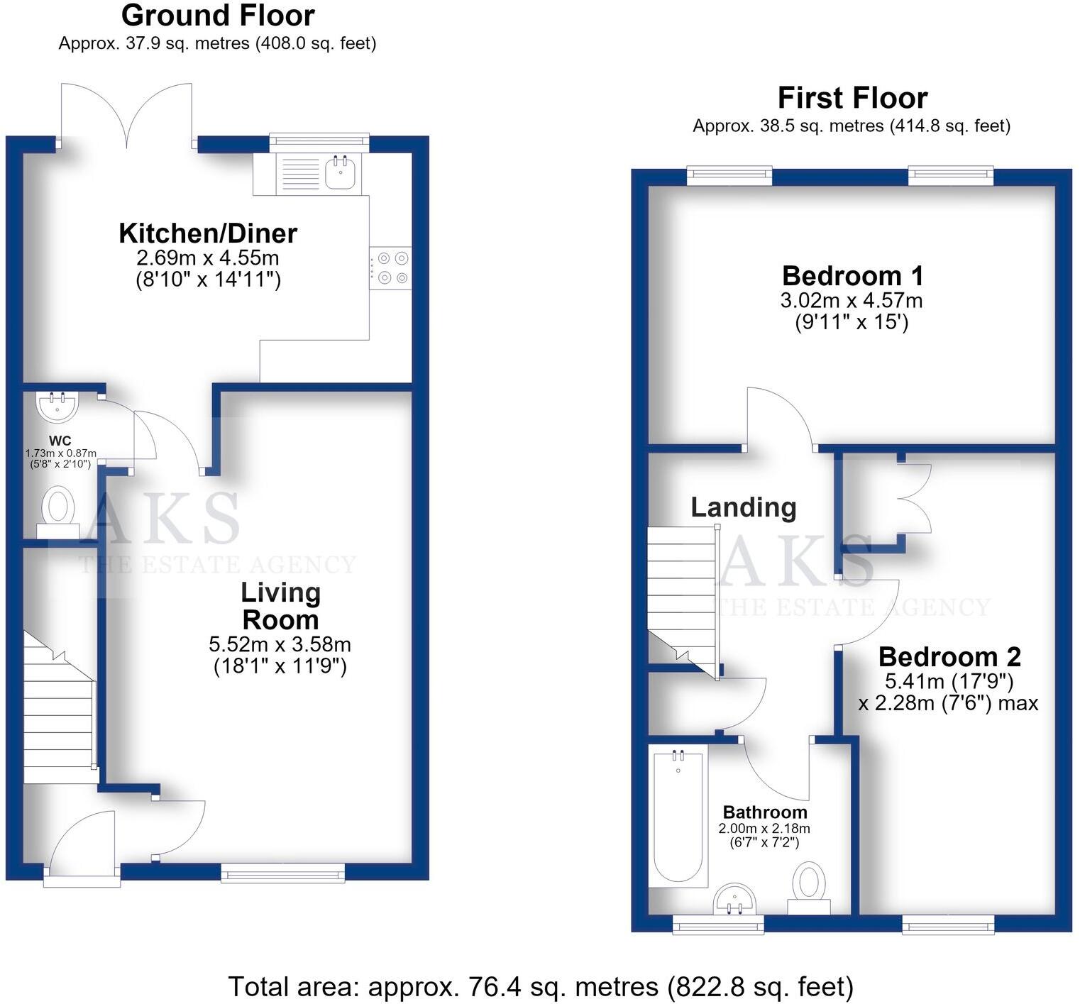 Merlin Lane, Hilton, DE65 floorplan