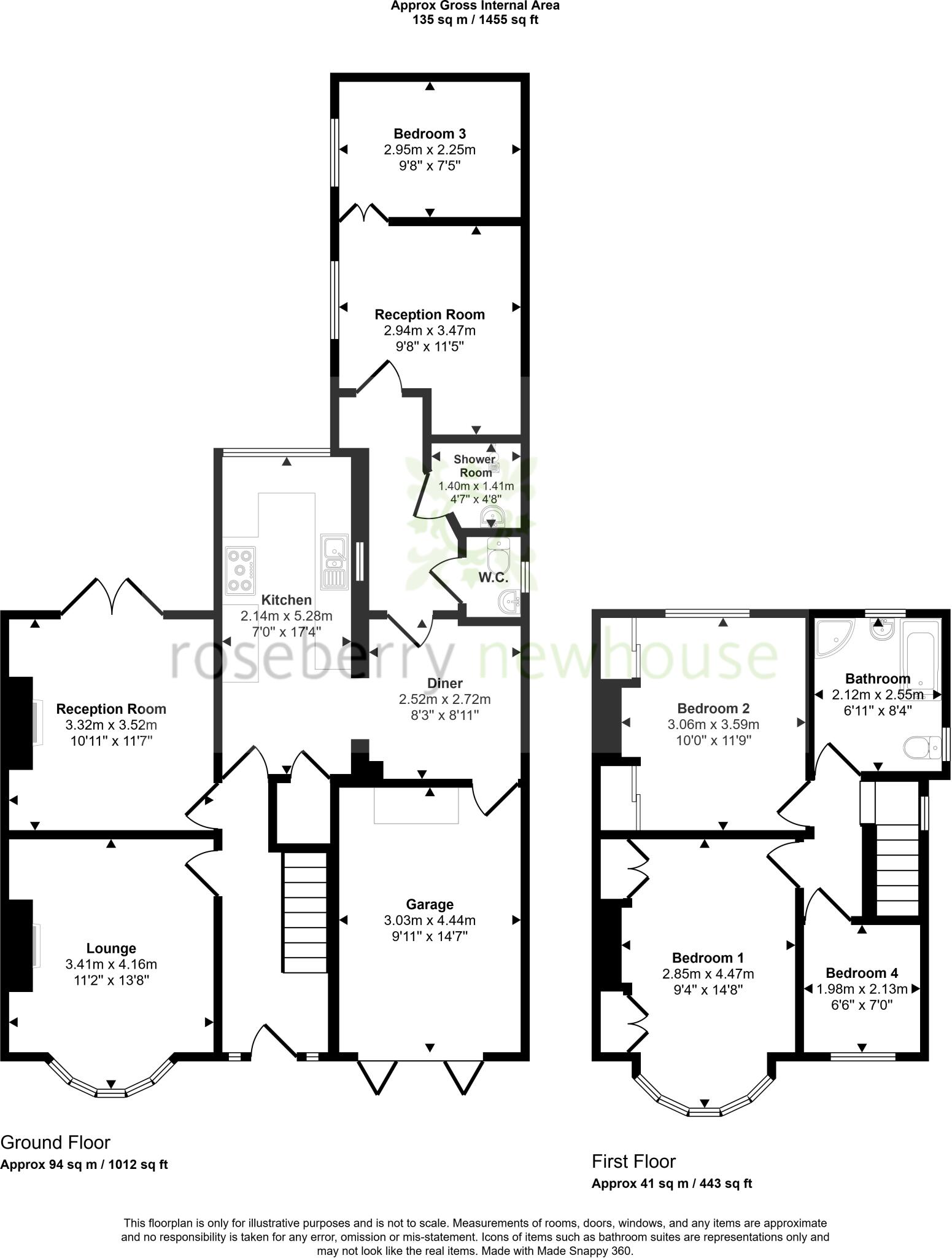 Alnwick Grove, Norton floorplan